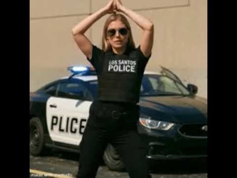 Tik Tok cop humanizing the badge parody