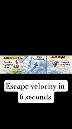Escape Velocity Explained: What It Is and How Rockets Achieve It #Physics #Space
