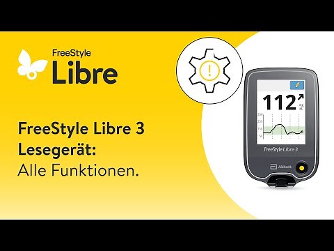 FreeStyle Libre 3 Lesegerät[1]: Alle Funktionen.