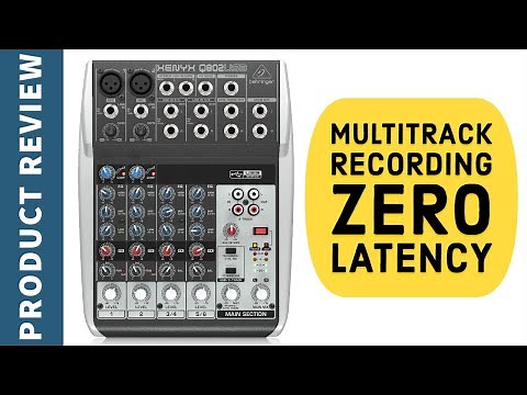 Behringer Xenyx Q802USB - Multitrack Recording with Zero Latency in Detail