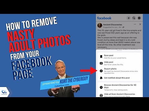 How to remove unwanted photos invading your Facebook page | Kurt the CyberGuy