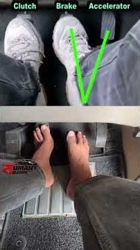 How to use Clutch Brake Accelerator correctly? Driving Tips⚙️ #shorts #shortsfeed #drivingtips