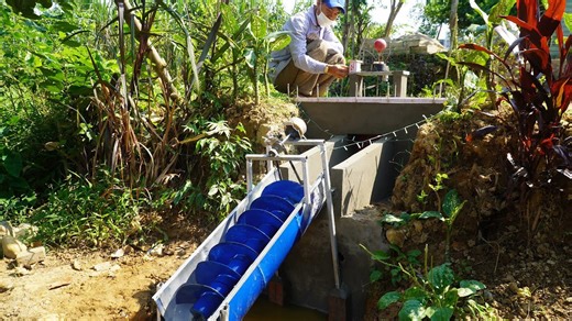 Construction Of Mini Hydroelectricity With Screw Turbines