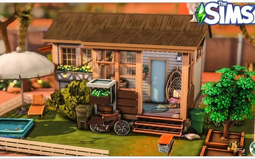 【网盘】模拟人生4速建搬运：小型移动房屋 Tiny Mobile Home 🌵 The Sims 4 Speed Build No CC