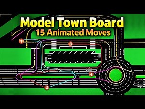 15 ANIMATED MOVES MODEL TOWN BOARD