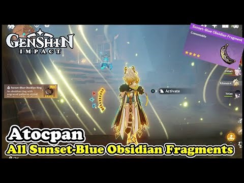 Genshin Impact Sunset-Blue Obsidian Fragment Locations (Sunset-Blue Obsidian Ring)