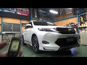 60系ハリアーにVIPER5706Vをインストール!!エンジンスターター作動～Ride＆Go走り出すまで!!