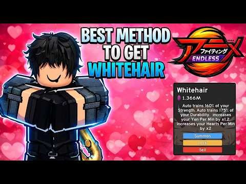 🔥 Best Method To Get Whitehair Champion Easily! | Anime Fighting Simulator: Endless (AFSE)