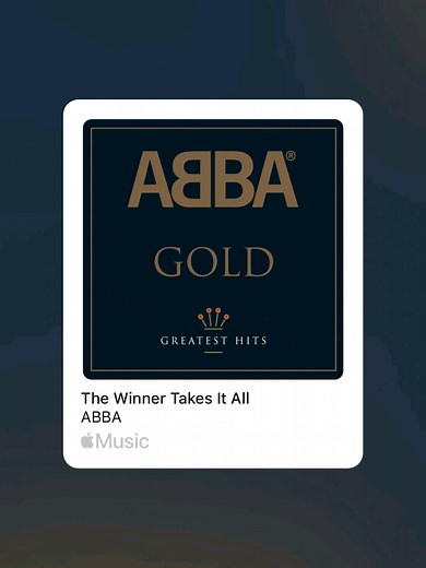 The Winner Takes It All Lyrics - ABBA (Full Song)
