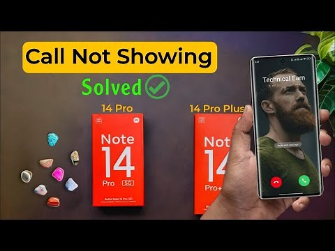 How to Fix Incoming Call Not Showing in Redmi Note 14 Pro / Redmi Note 14 Pro Plus