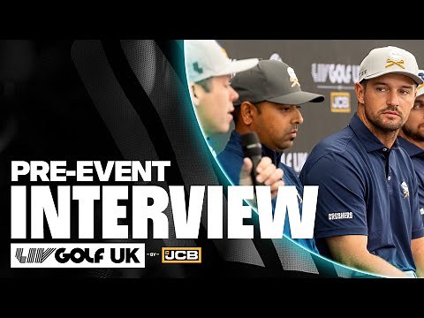 FULL INTERVIEW: Bryson DeChambeau and Crushers GC | LIV Golf UK by JCB