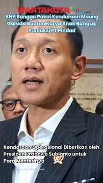 AHY Bangga Pakai Kendaraan Maung Garuda Buatan Karya Anak Bangsa Indonesia