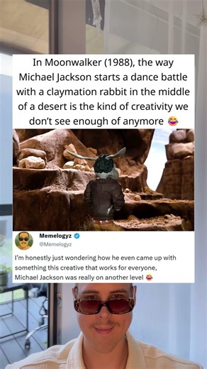 In Moonwalker (1988), Michael Jackson Starts a Dance Battle with a Clay Rabbit 😂