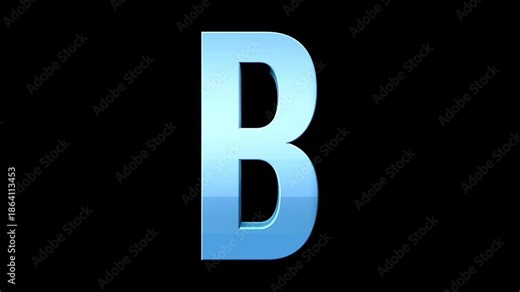 Animated 3D type in a Movie Trailer style where the individual character is revealed in a smooth 3D rotation and dynamic lighting. Download the full set to create cool full screen movie style captions