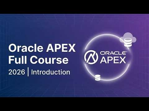 Oracle APEX Development Series – Tutorial 1 | Complete Intro by Murtaza Shahid #DevelopersDiary