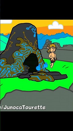 Link's Windbomb Speedrun - BREATH OF THE WILD #shorts #animation #zelda