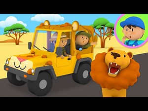 A Safari Jeep goes to Carl's Car Wash! | Cartoon for Kids - Videos For Kids