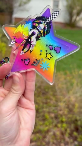 Liquid Quicksand Sparkledog Keychain (glitter Version) - Etsy