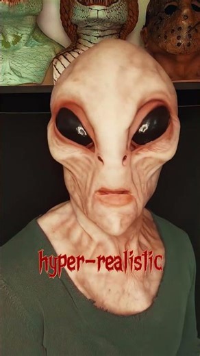 Halloween Alien Latex Mask