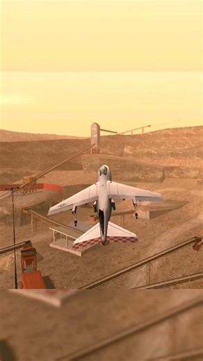 Steel military jet GTA San Andreas PT.61 #gtasanandreas #gtasa #shorts