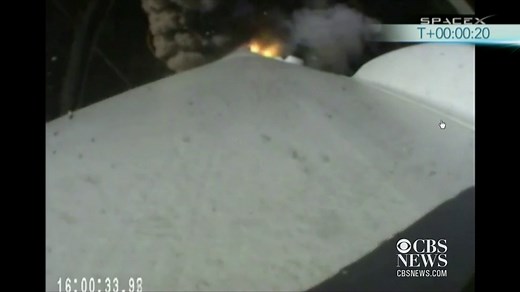 SpaceX Falcon 9 rocket launch in California
