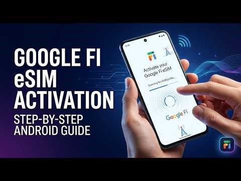 How to Activate Google Fi eSIM on Android | Google Fi eSIM Android | Google Fi eSIM on Android