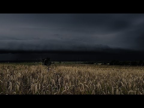 Shelf Cloud Thunderstorm Rolling In | Calm Before the Storm | 3 HOURS