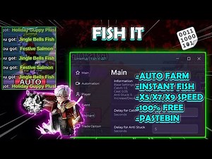 FISH IT SCRIPT PASTEBIN 2025 🔥 AUTO FARM • INSTANT FISH • X5/X7/X9 SPEED | 100% FREE