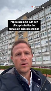 Pope Francis was conscious, eating and in "good spirits," a Vatican source said Monday, as worries persisted around the pontiff's kidney and lung problems that have left him in the hospital for over a week. https://cbsn.ws/4hQj1Ri | CBS News