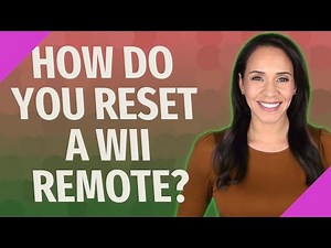 How do you reset a Wii Remote?