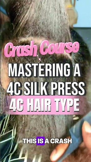 How to Do a Silk Press on 4C hair (no damage) #silkpress LINK IN BIO