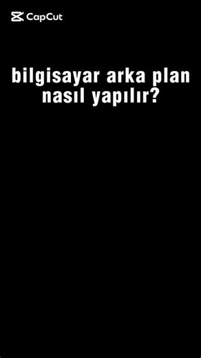 Bigisayar arka plan nasıl değiştirilir