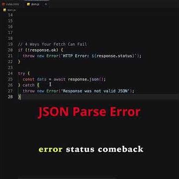 4 Ways Your Fetch Can Fail | #js #learntocode #codingtips