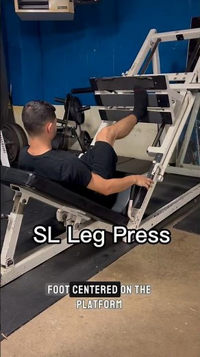 SL Leg Press - Exercise Demonstration