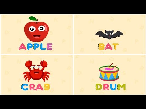 Funny Alphabet For Kids | Learn to Read and Write Letter Alphabet A to Z | ABCD Phonics | #abc #abcd