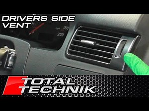 How to Remove Drivers Side Climate Control Vent - Audi A6 S6 RS6 (C5) - 1997-2005 - TOTAL TECHNIK