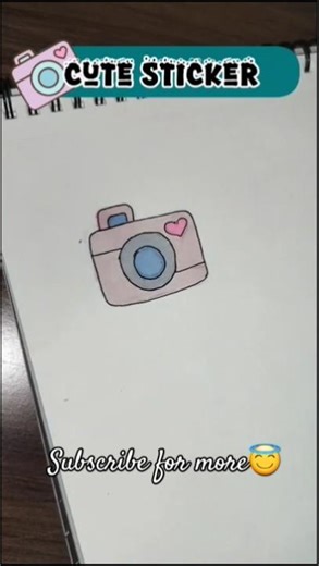 Making cute mini sticker😇 #shorts