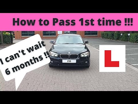 How to Pass Driving Test First Time - Don't wait 6 more months !!