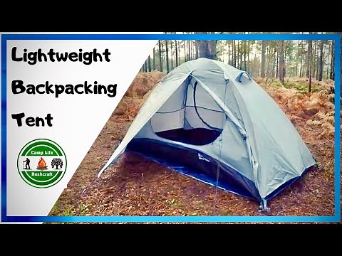 One Man Budget Backpacking Tent with 3 set up options | Bessport lightweight backpacking tent
