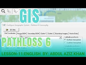 Introduction to Pathloss-6 Lesson-11 English GIS