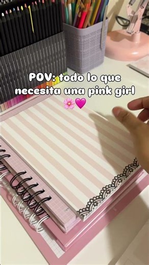 Block notas cuadernos rosa