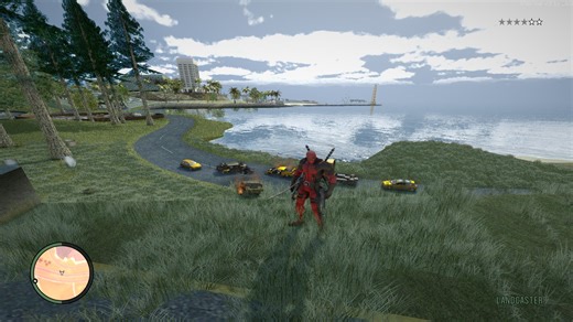 Deadpool deadpooling around image - California Megamod for Grand Theft Auto: San Andreas