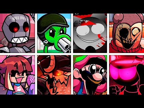 TERMINATION but Every Turn a Different Character Sings🎶⚡ (FNF QT: Rewired)