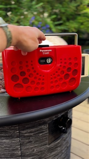 Jeremy Sikora on Instagram: "Program button, volume. That’s all you get on this Panasonic RS-833S portable 8 track player. #vintageaudio #8track"