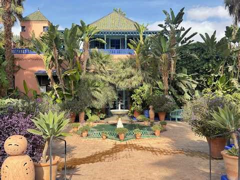 Inside Marrakesh’s Famous Blue Garden | Jardin Majorelle - March 16, 2026