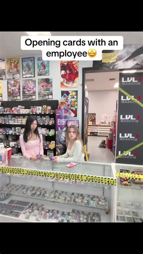 Opening Pokemon Cards with an Employee — Funny Store Moment