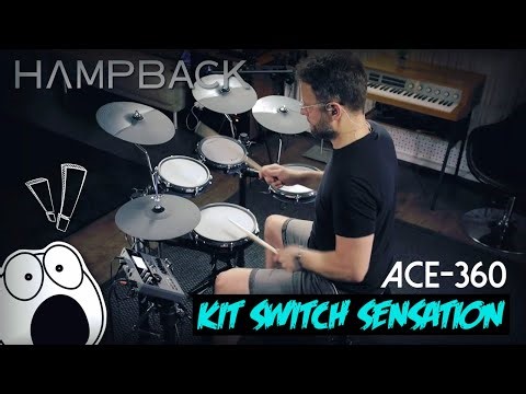 Hampback ACE-360 e-drums KIT SWITCH SENSATION music performance