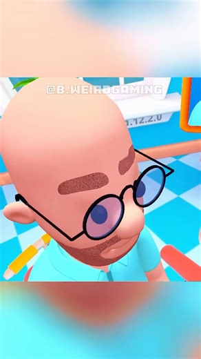 Cutting Hair in VR Hits Different 🔥 #vrgameplay #barber #metaquest3 #bweirdgaming