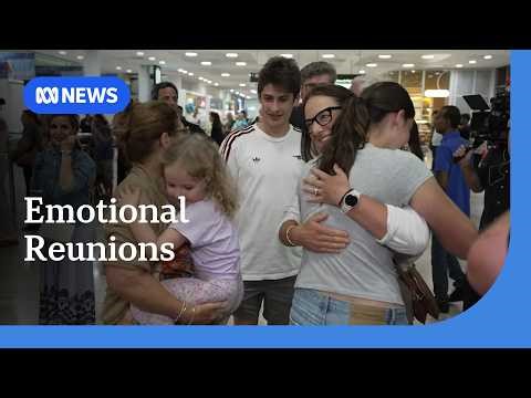 Emotional reunions after travelers stranded in the Middle East arrive in Australia | ABC NEWS