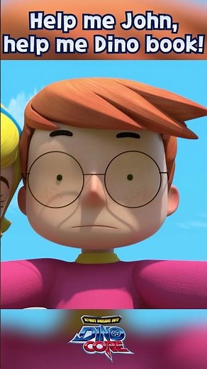 Help me, John Help me, Dino book! I dinocore I season1 #dinocore #shorts